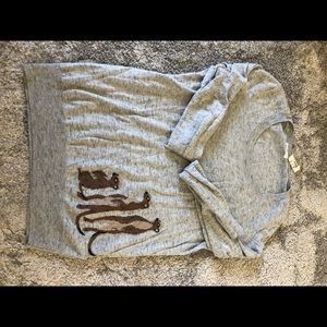 Madewell grey Meerkat sweater